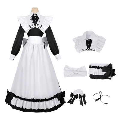 Jouer à des jeux de mort met de la nourriture sur la table Costume de cosplay de Yuuki Sorimachi Tenue de carnaval d'Halloween