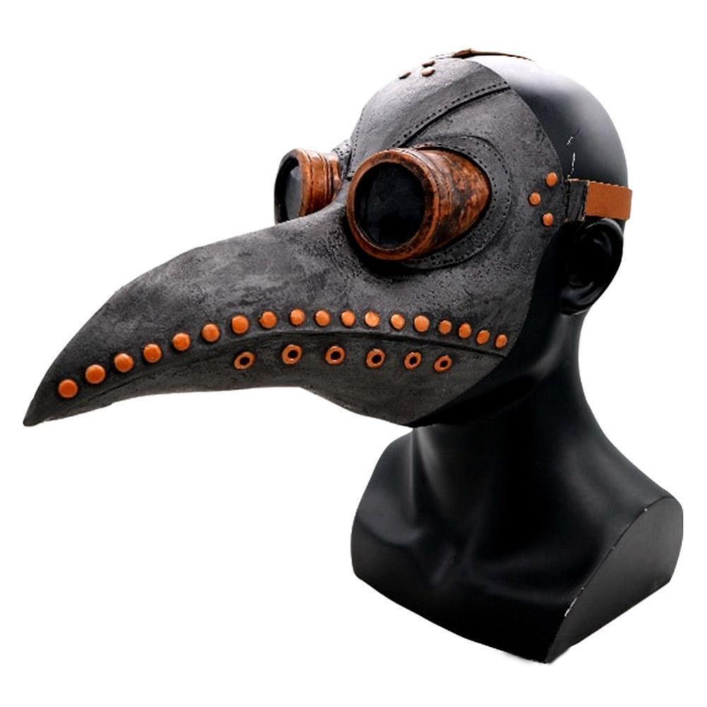 Plague Doctor Mask - Long Nose Bird Beak Steampunk Props Mask Cosplay Costume Halloween Carnival