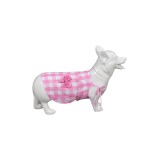 Vêtements pour chien en plaid rose, costume de cosplay, tenue pour Halloween et carnaval