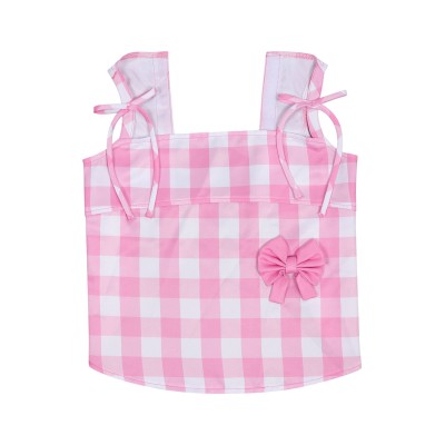 Vêtements pour chien en plaid rose, costume de cosplay, tenue pour Halloween et carnaval