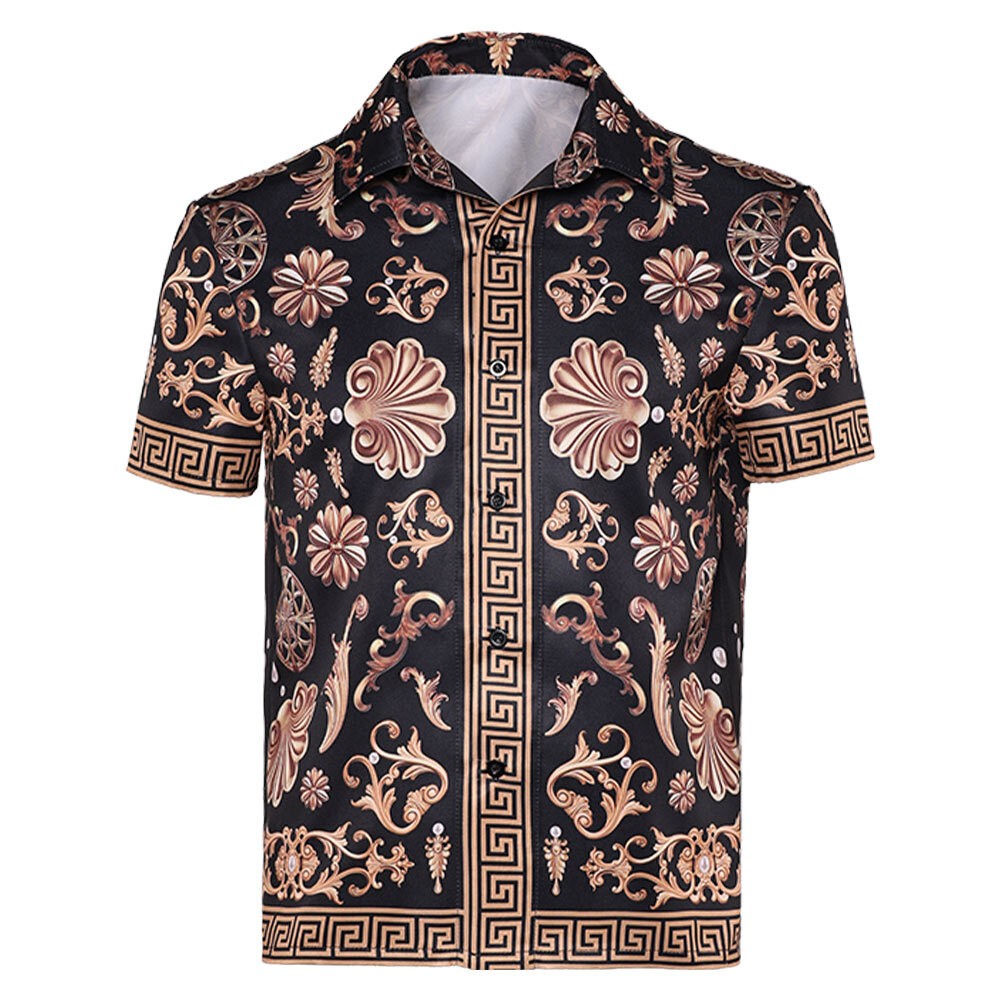Peacemaker Saison 2 Christopher Smith Chemise Imprimée Costume de Fête Cosplay Halloween Carnaval