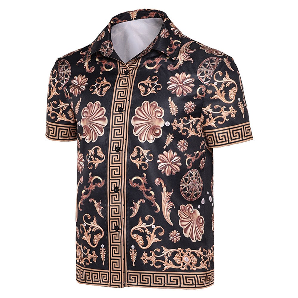 Peacemaker Saison 2 Christopher Smith Chemise Imprimée Costume de Fête Cosplay Halloween Carnaval