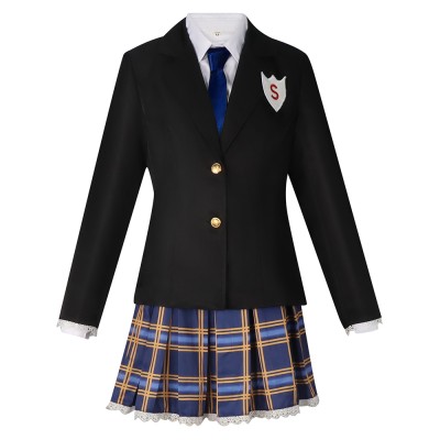 Panty &amp; Stocking Stocking School Uniform JK Party Cosplay Costume Halloween Carnival Outfit