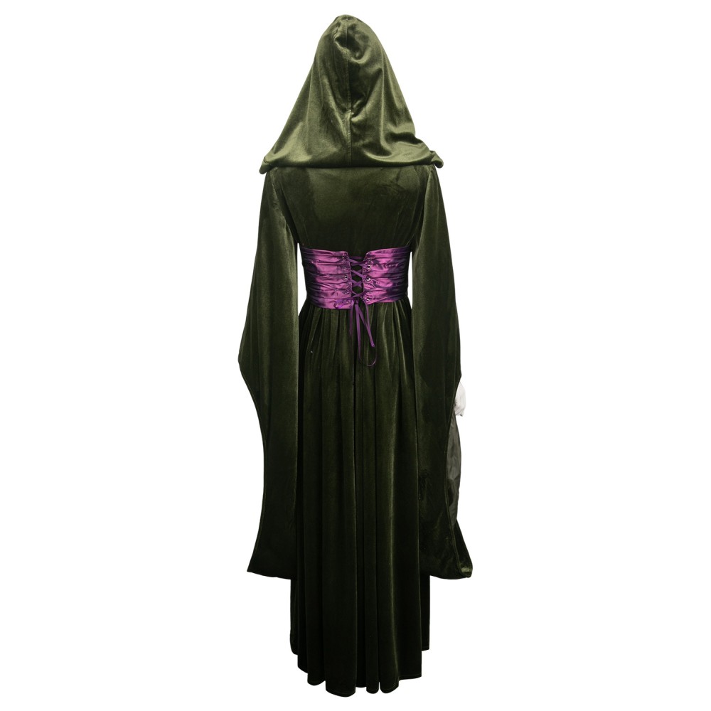 Padme Naberrie Amidala Women Green Velvet Dress Suit Cosplay Costume Halloween Carnival Outfit