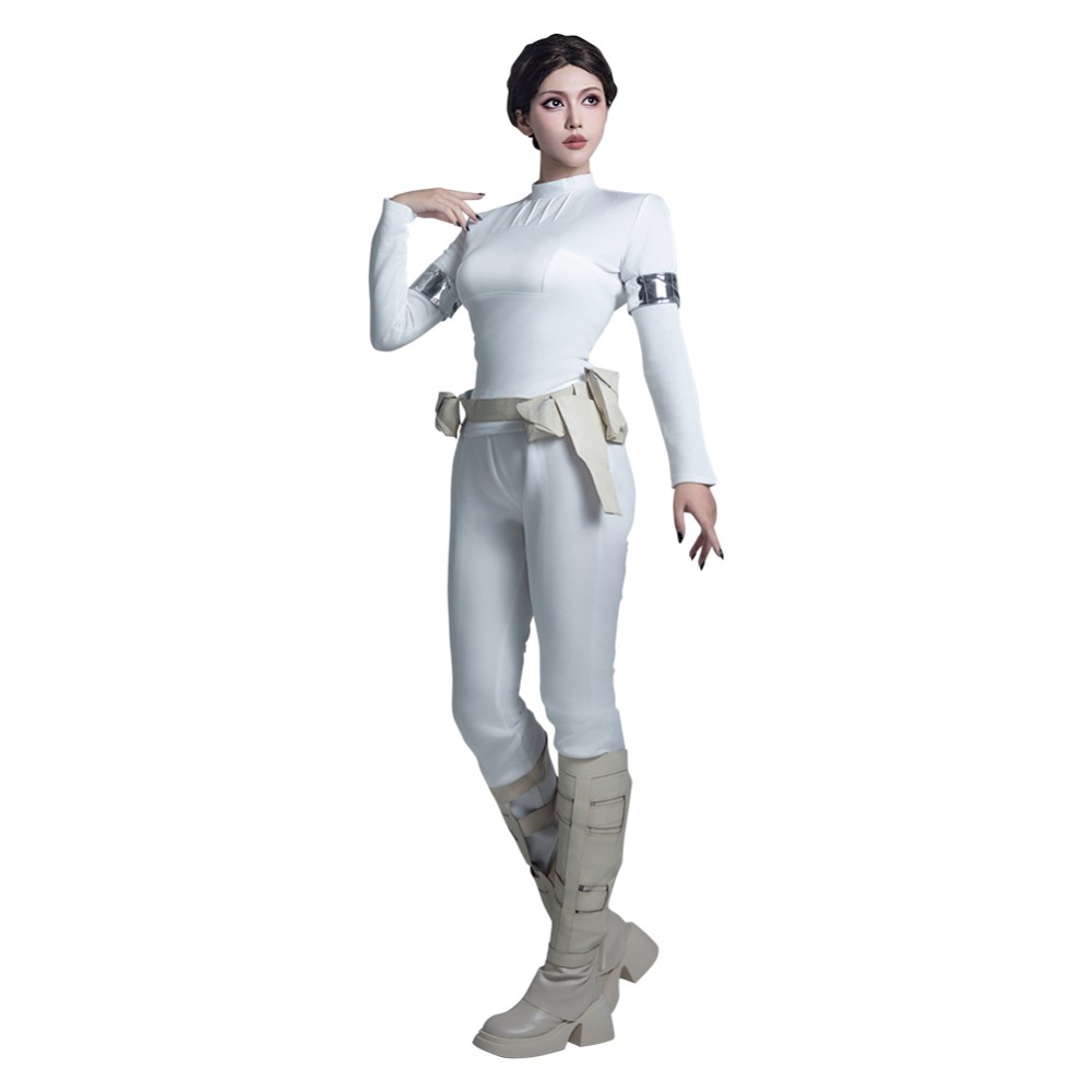 Costume de cosplay Padme Naberrie Amidala pour Halloween et carnaval
