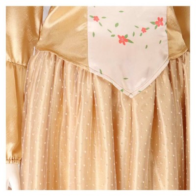 Costume de cosplay Padme Amidala robe jaune ver.2 tenue de Halloween carnaval