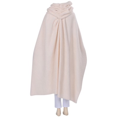 Costume de cosplay pour femmes Padme Amidala blanc, tenue de carnaval d'Halloween