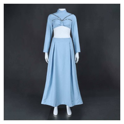 Ensemble de robe bleue pour femmes Padmé Amidala, costume de fête cosplay pour Halloween et carnaval