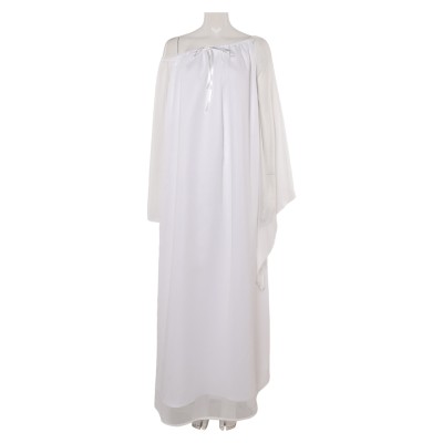 Padme Amidala Femme Robe de Nuit Blanche Vêtements de Nuit Costume de Fête Cosplay Halloween Carnaval