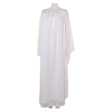 Padme Amidala Femme Robe de Nuit Blanche Vêtements de Nuit Costume de Fête Cosplay Halloween Carnaval
