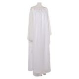Padme Amidala Femme Robe de Nuit Blanche Vêtements de Nuit Costume de Fête Cosplay Halloween Carnaval