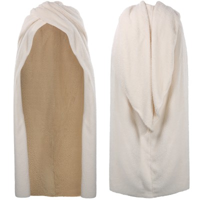 Padme Amidala Woman White Cloak Only Party Cosplay Costume Halloween Carnival