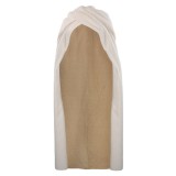 Padme Amidala Woman White Cloak Only Party Cosplay Costume Halloween Carnival