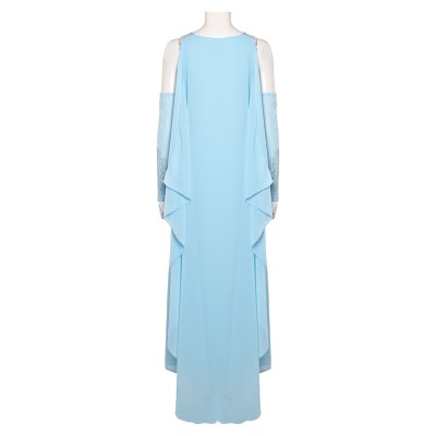 Padme Amidala Woman Blue Nightgown Party Suit Cosplay Costume Halloween Carnival