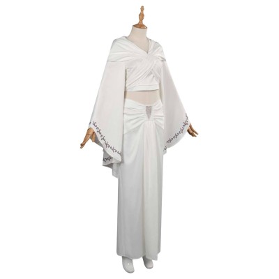 Padmé Amidala White Without Cloak Suit Cosplay Costume Halloween Carnival Outfit