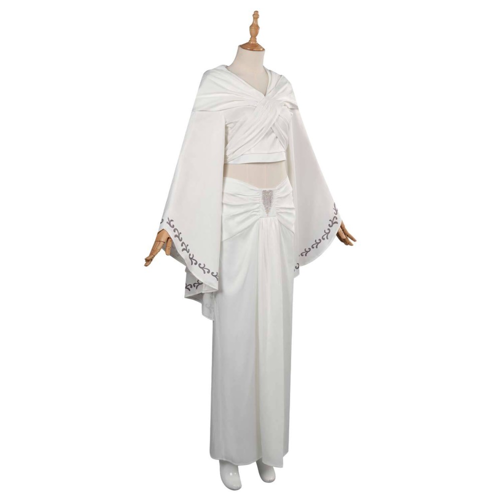 Padmé Amidala White Without Cloak Suit Cosplay Costume Halloween Carnival Outfit