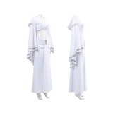 Padmé Amidala White Dress Cosplay Costume Halloween Carnival Outfit