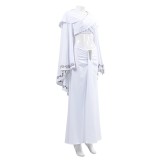 Padmé Amidala White Dress Cosplay Costume Halloween Carnival Outfit