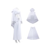 Padmé Amidala White Dress Cosplay Costume Halloween Carnival Outfit