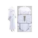 Padmé Amidala White Dress Cosplay Costume Halloween Carnival Outfit