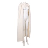 Costume de cosplay de Padme Amidala avec manteau blanc pour Halloween et carnaval