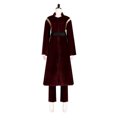 Padme Amidala Red Robe Cosplay Costume Halloween Carnival Outfit