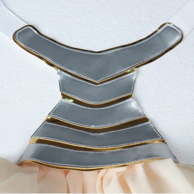 Robe longue violette de cosplay de Padmé Amidala, costume pour Halloween et carnaval