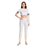 Padme Amidala White Suit Cosplay Costume Halloween Carnival Outfit