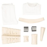 Padme Amidala White Suit Cosplay Costume Halloween Carnival Outfit