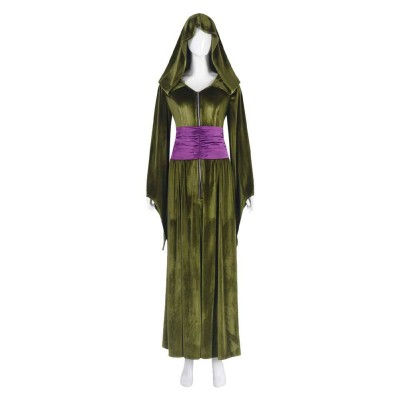 Padmé Amidala Green Long Dress Cosplay Costume Halloween Carnival Outfit
