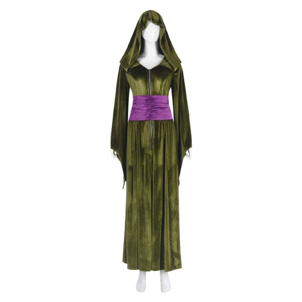Padmé Amidala Green Long Dress Cosplay Costume Halloween Carnival Outfit