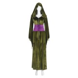 Padmé Amidala Green Long Dress Cosplay Costume Halloween Carnival Outfit