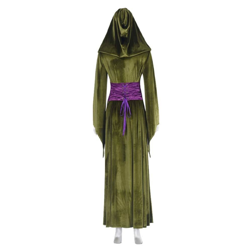 Padmé Amidala Green Long Dress Cosplay Costume Halloween Carnival Outfit