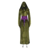 Padmé Amidala Green Long Dress Cosplay Costume Halloween Carnival Outfit