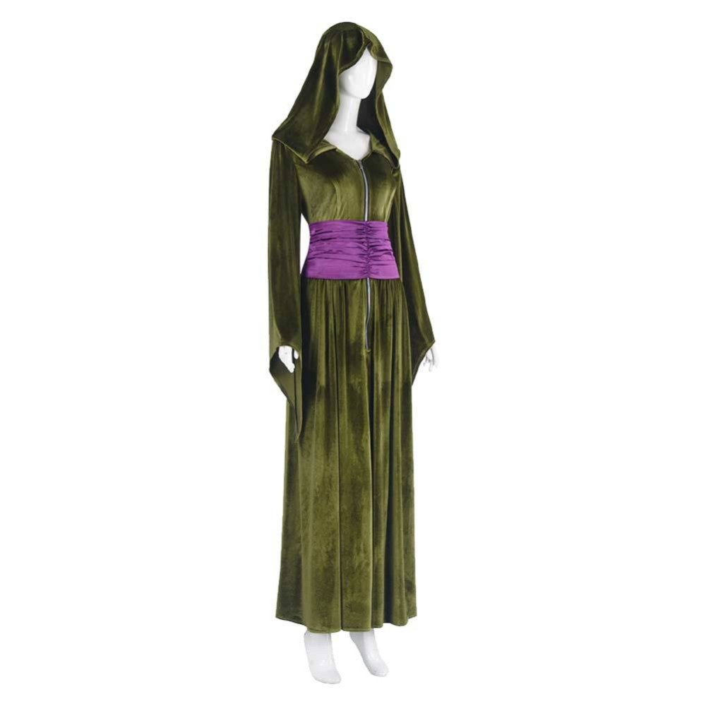 Padmé Amidala Green Long Dress Cosplay Costume Halloween Carnival Outfit