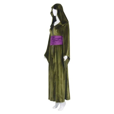 Padmé Amidala Green Long Dress Cosplay Costume Halloween Carnival Outfit