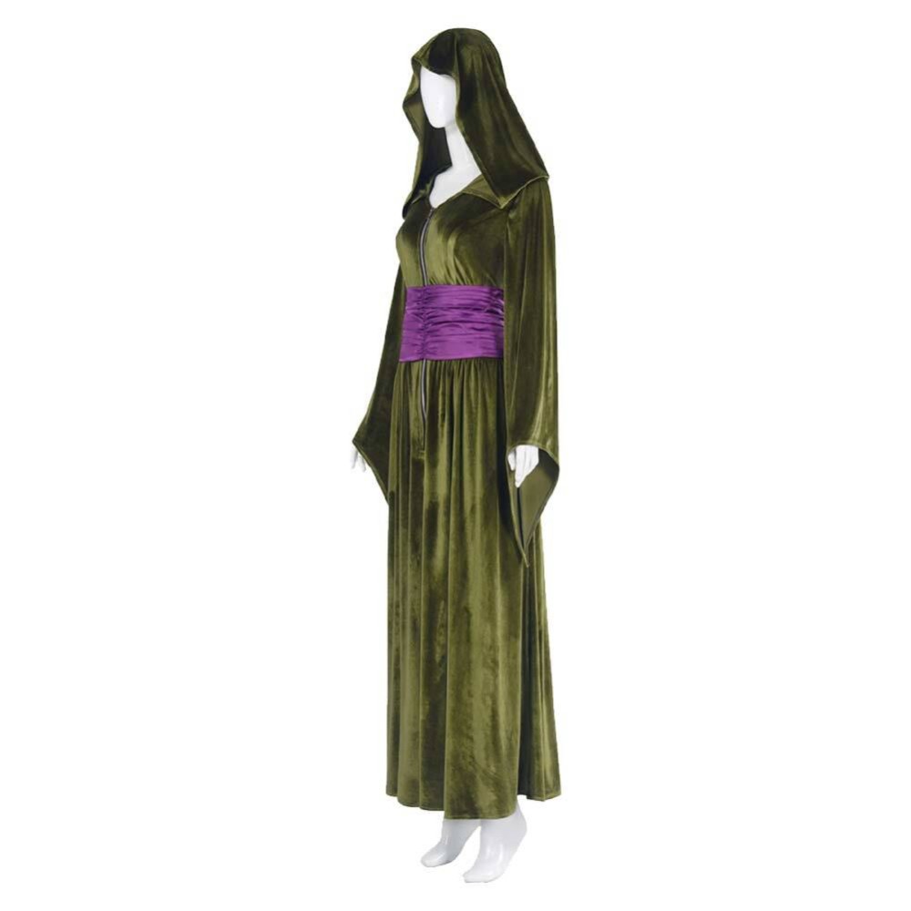 Padmé Amidala Green Long Dress Cosplay Costume Halloween Carnival Outfit