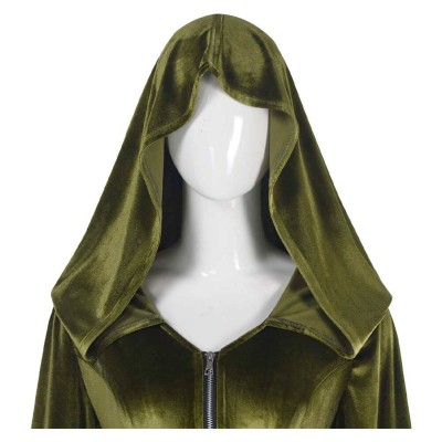 Padmé Amidala Green Long Dress Cosplay Costume Halloween Carnival Outfit