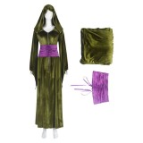Padmé Amidala Green Long Dress Cosplay Costume Halloween Carnival Outfit