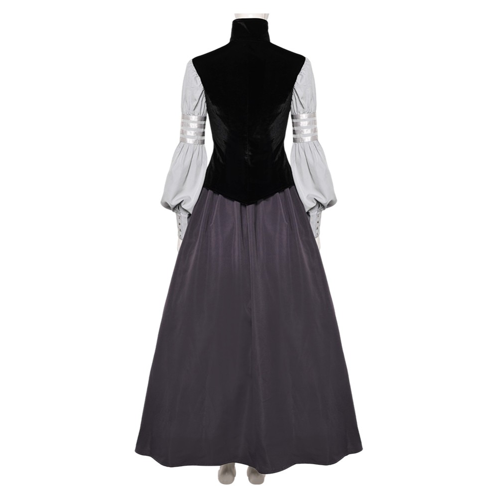 Padme Amidala AOC Woman Black Gown Set Party Cosplay Costume Halloween Carnival