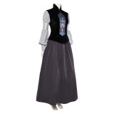 Padme Amidala AOC Woman Black Gown Set Party Cosplay Costume Halloween Carnival