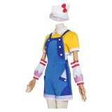 Overwatch OW Juno Women Hello Kitty Blue Cosplay Costume Halloween Carnival Outfit