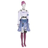Overwatch OW 2 Kiriko LE SSERAFIM Costume de Cosplay Halloween Carnaval
