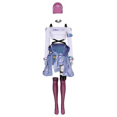 Overwatch OW 2 Kiriko LE SSERAFIM Costume de Cosplay Halloween Carnaval