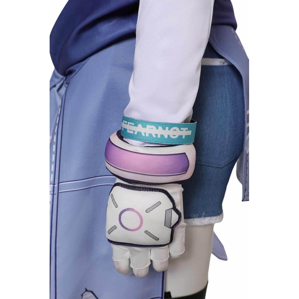 Overwatch OW 2 Kiriko LE SSERAFIM Costume de Cosplay Halloween Carnaval