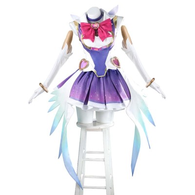Overwatch Magic Girl Kiriko Purple Dress Cosplay Costume Halloween Carnival Outfit