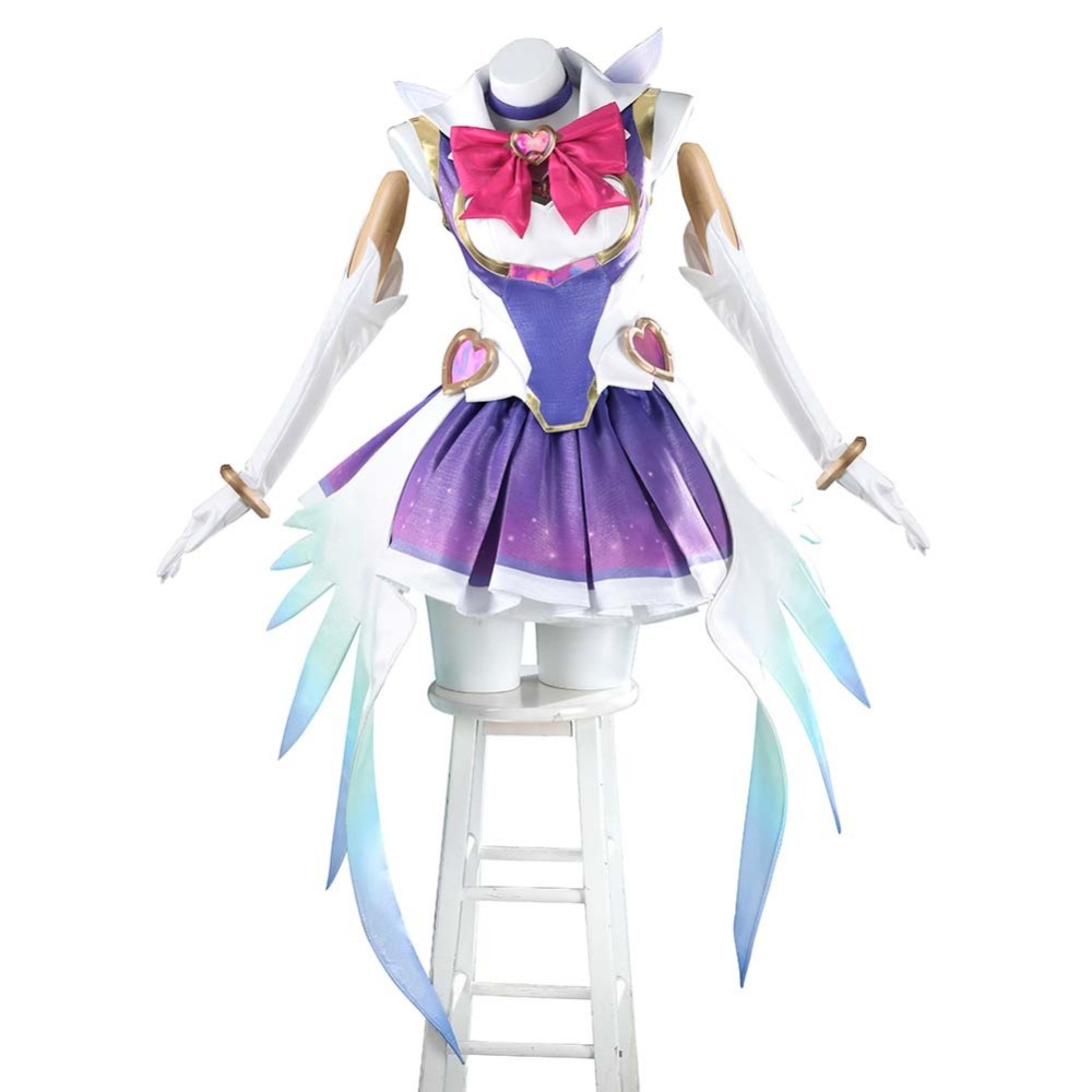 Overwatch Magic Girl Kiriko Purple Dress Cosplay Costume Halloween Carnival Outfit