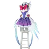 Overwatch Magic Girl Kiriko Purple Dress Cosplay Costume Halloween Carnival Outfit