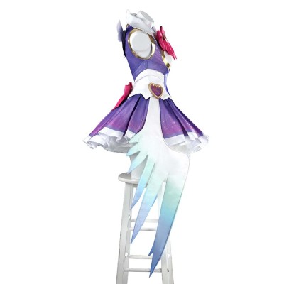Overwatch Magic Girl Kiriko Purple Dress Cosplay Costume Halloween Carnival Outfit