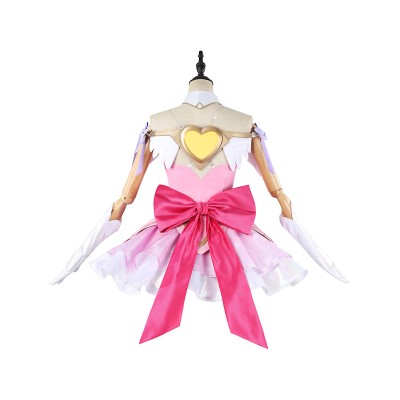 Costume de cosplay Overwatch Magic Girl Juno Jupe Rose Tenue de Halloween Carnaval